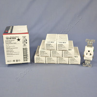 10 Cooper Electric White COMMERCIAL Outlet Receptacles 5-20 125V 20A 1877W