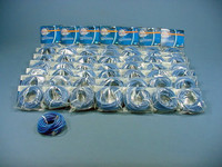 50 Leviton Blue Cat 5 15 ft Ethernet LAN Patch Cords Network Cables 52455-15B
