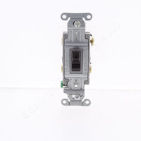 Bryant/Hubbell Brown DOUBLE POLE Commercial Grade Toggle Wall Light Switch 15A 120/277V CSB215B
