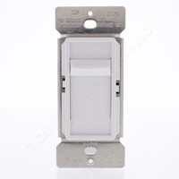Eaton White Incandescent Slide Light Dimmer Switch Single Pole NonPreset SI061-W