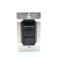 Eaton Black Incandescent Halogen Slide Dimmer Switch 1+3-Way Preset SI06P-BK