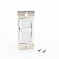 Eaton White Incandescent Slide Dimmer Switch Single Pole NonPreset SI061-W-K-L