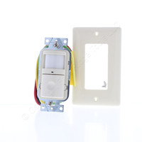 Bryant Lt Almond Occupancy Sensor Switch Night Light 120/277V 180� PIR MS2000NLA