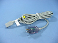Leviton 15Ft Hospital Grade Computer Power Cord NEMA 5-15 Plug 13A 16/3 6672-015