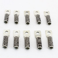 10 Hubbell Bonding Grounding Compression Lugs 2/0 AWG 3/8" Hole Black #13 Die HGBL20SA (Burndy YAZ26TC38)