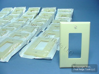 45 Leviton Ivory Decora LARGE Wallplates GFCI GFI Rocker Switch Covers 80601-I