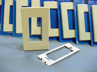 100 Leviton Almond 1-Gang Decora Screwless Wallplate Covers GFCI GFI Polycarbonate Plastic Commercial Grade 80301-A