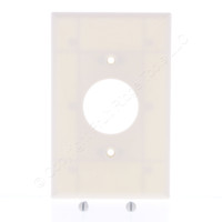 Cooper Mid-Size Light Almond 1.406" Receptacle Thermoset Wallplate Single Outlet Cover 2031LA