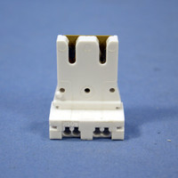 Leviton Fluorescent Lampholder T-8 T-12 Medium Bi-Pin Light Socket w/ Disconnect 13150-D5