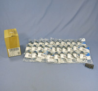 30 Leviton Brown SIDE MOUNT RIGHT ANGLE Easy-Wire Plugs 15A 1-15P Non-Polarized 321