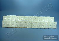 25 Leviton Light Almond Outlet Covers Duplex Receptacle Wallplate 78003