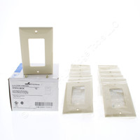 15 Eaton Ivory Standard UNBREAKABLE Decorator Wallplate GFCI GFI Covers 5151V