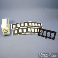 10 Leviton Brown Decora 4-Gang Wallplates GFCI GFI Covers 80412
