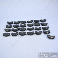 25 Leviton Black 20/30 Amp Straight Locking 3-Wire Cord Clamps CLAMP-2E