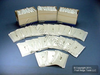 100 Leviton White Unbreakable Toggle Switch Cover Wall Plates Switchplates 80701-W