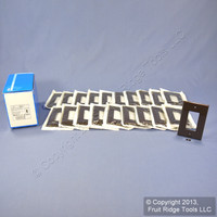 20 Leviton Brown Decora UNBREAKABLE MIDWAY Wallplates GFI GFCI Covers PJ26
