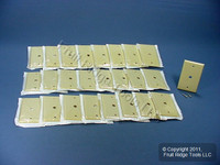 25 Leviton Ivory Phone Cable Wallplates Telephone Cover Plates .406" Hole 86013