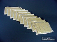 10 Leviton Light Almond MIDWAY 3-Gang Toggle Cover Wallplate Switchplates 80511-T