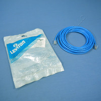 Leviton Blue Cat 5 15 Ft Ethernet LAN Patch Cord Network Cable Cat5 52454-15R