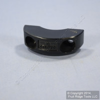 Leviton Black 20/30 Amp Straight Locking 3-Wire Cord Clamp CLAMP-2E