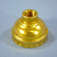 Leviton Metal Shell Lamp Holder Light Socket Deep Cap 1/8 IPS Bushing Bulk 7132