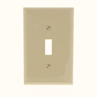 Eaton Ivory UNBREAKABLE Mid-Size Toggle Switch Cover Plate Nylon Wallplate PJ1V
