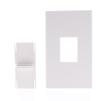 Hubbell White Replacement Faceplate for 600/1000W Architectural Dimmer AS1W