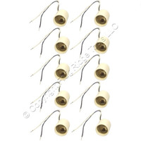 10 Leviton Unglazed Porcelain Light Socket Lamp Holders Medium 660W 70035-10