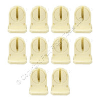 10 Leviton Fluorescent Light Sockets T-5 Lampholder Mini Bi-Pin with Shunt 23654-SNP