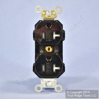 Leviton Black Slim Body Tamper Resistant LEV-LOK Receptacle Outlet 20A MT563-SE