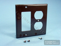 Leviton Brown Decora GFCI GFI Cover Duplex Outlet Receptacle Wall Plate 80746