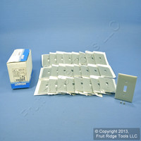 25 Leviton Gray Unbreakable Toggle Switch Cover Wall Plates Switchplates 80701-GY