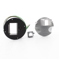 Hubbell Floor Box Sub-Plate 20A CONTROLLED Switched Receptacle Istation Data/Voice S1SP3IMC