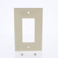 Mulberry Ivory Oversized 1Gang Decorator Receptacle Cover Wallplate Nylon 734834