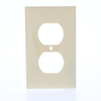 Mulberry Ivory UNBREAKABLE Standard 1-Gang Duplex Receptacle Outlet Cover Wallplate 734101