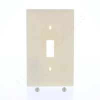Mulberry UNBREAKABLE Ivory Standard 1-Gang Toggle Switch Cover Wallplate Switchplate 734071