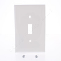25-Pack Eastman Ivory 1-Gang MidSize Toggle Switch Thermoplastic Wallplate Cover