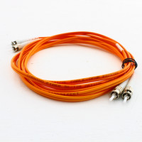 Hubbell Fiber Optic Patch Cord Plenum OM2 Cable Duplex MM ST-ST 3m DFPCSTSTD3MM