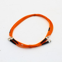 Hubbell Fiber Optic Patch Cord Plenum OM1 Cable Duplex MM ST-ST 5m DFPCSTSTC5MM