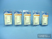 5 Leviton Almond Mark 10 Fluorescent TOUCH Light Dimmer Switches 1000VA TPX10-1LA
