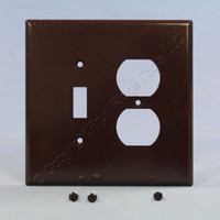 Eagle Brown OVERSIZE 2-Gang Switch Receptacle Wallplate Outlet Switchplate Jumbo Cover 2148B
