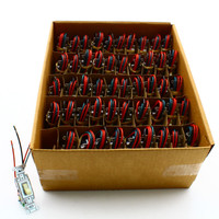 50 Hubbell Ivory COMMERCIAL Toggle Wall Light Switches 20A 3-Way w/8" Stranded Wire Leads CSL120I