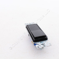 New Eaton Black RESIDENTIAL Decorator Rocker Wall Light Switch 3-Way 15A 7503BK