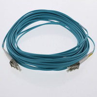 Hubbell Fiber Optic Patch Cord Plenum OM4 Duplex MM LC-LC 15m DFPCLCLCF15MM