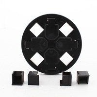 Hubbell Poke-Through Replacement Sub Cover 4x4 4 Receptacle 4 Keystone PT4XCBL2C