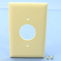 Pass and Seymour Ivory UNBREAKABLE TradeMaster 1.406" Receptacle Jumbo Nylon Wallplate Outlet Cover TPJ7-I