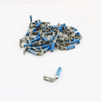 50 Hubbell Bonding Grounding Compression Lugs 90� 6 AWG 1/4" Hole Blue #7 Die HGBL06SN (Burndy YAZ6C1TC1490)