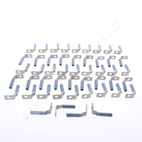 49 Hubbell Bonding Grounding Compression Lugs 90� 6 AWG 1/4" Hole Blue #7 Die HGBL06SN (Burndy YAZ6C1TC1490)