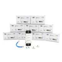 10 Hubbell White Dimming Switches for Load Control Panel LowVolt 3-Button CPSD3W