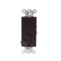 Hubbell Brown Heavy Duty Receptacle Duplex Outlet NEMA 5-15R 15A HBL2152M2